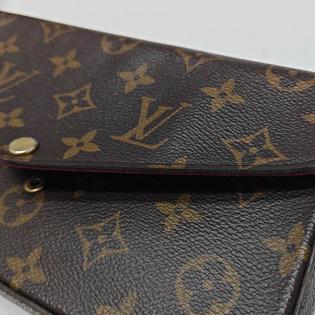 FÉLICIE Monogram Coated Canvas Brown