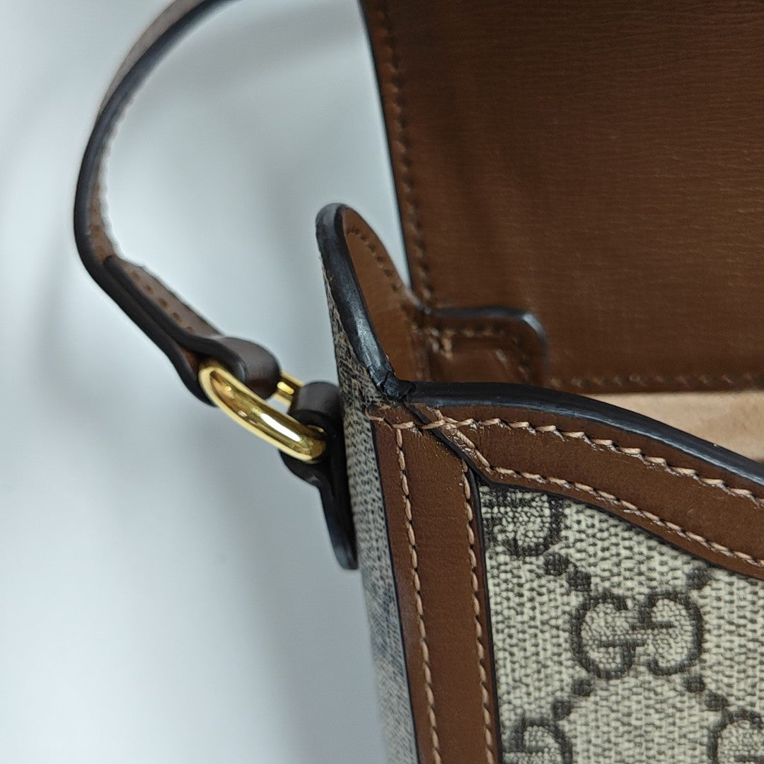 Horsebit 1955 Mini Coated Canvas Beige