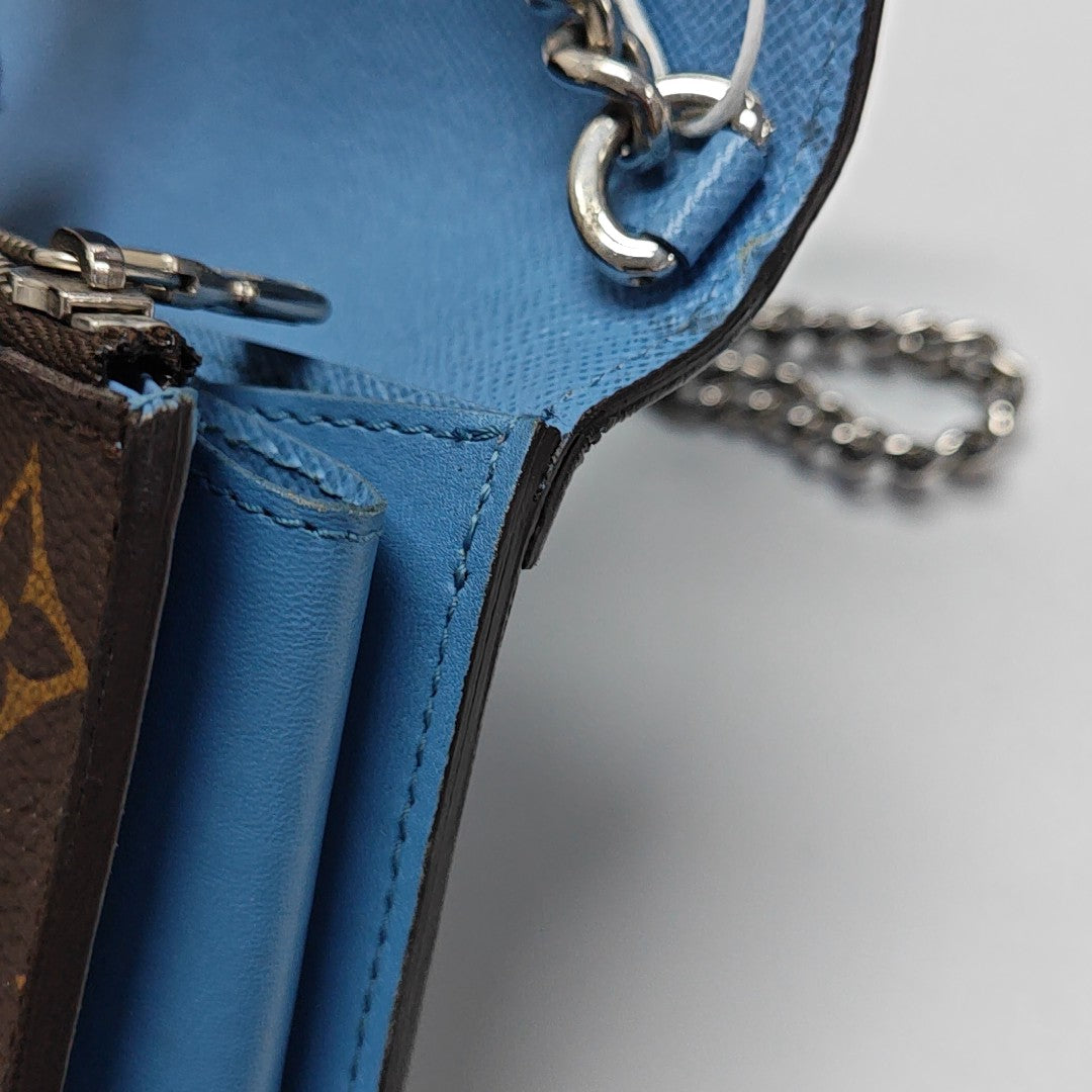 SARAH Monogram Coated Canvas Brown