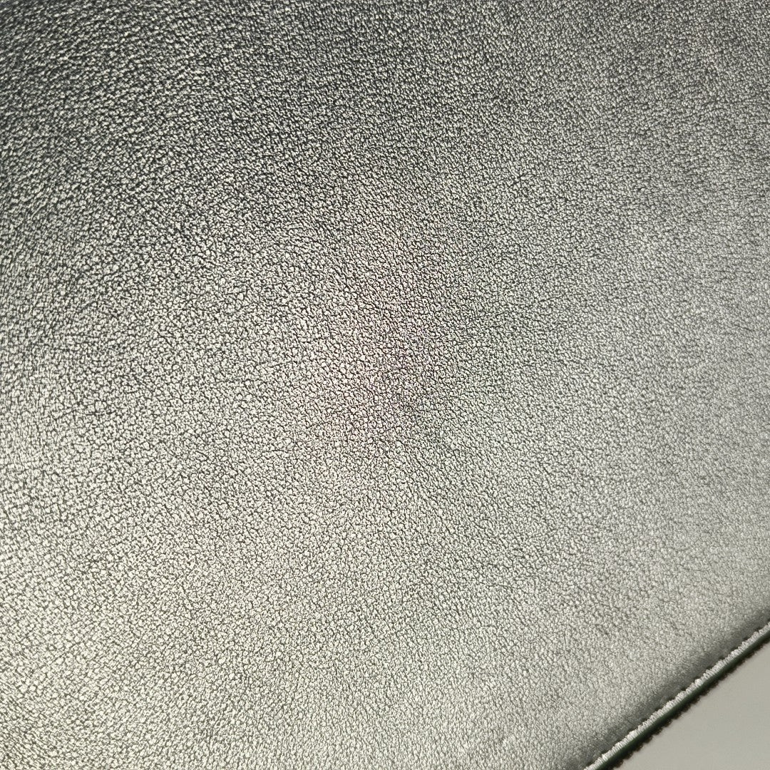 Vltn Calfskin Silver