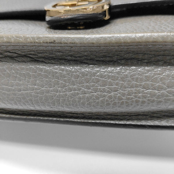 Interlocking G Calfskin Gray