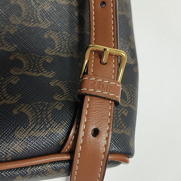 TRIOMPHE Mini Coated Canvas Brown