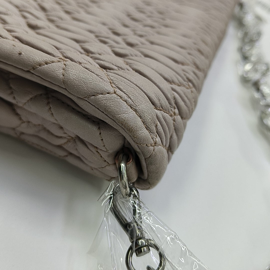 Crystal Quilted Lambskin Pink