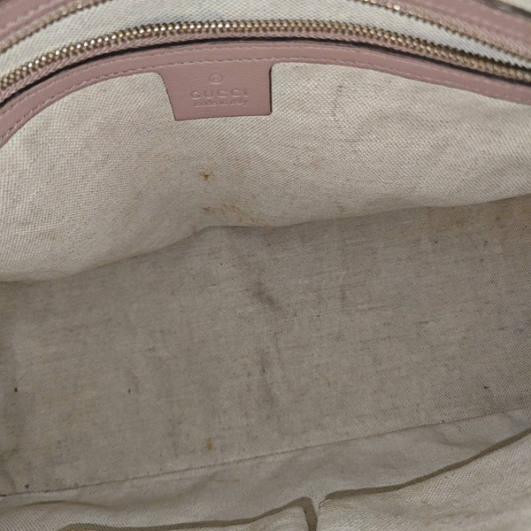 Monogram Patent Leather Shoulder Bag Pink