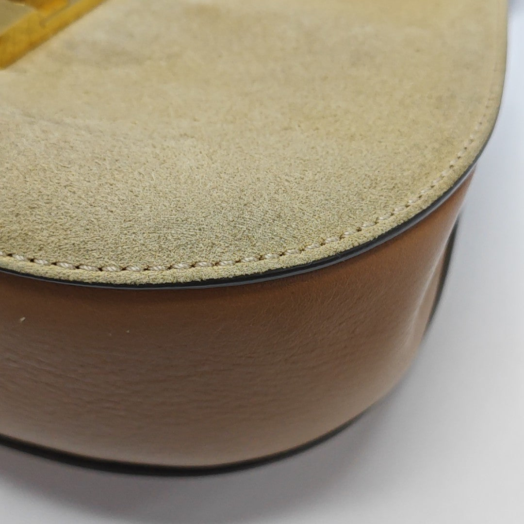Drew Small Calfskin Brown