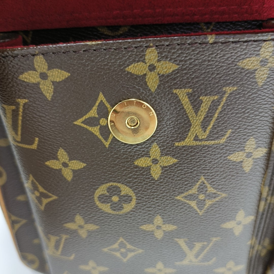 VIVA CITE Monogram Coated Canvas Brown