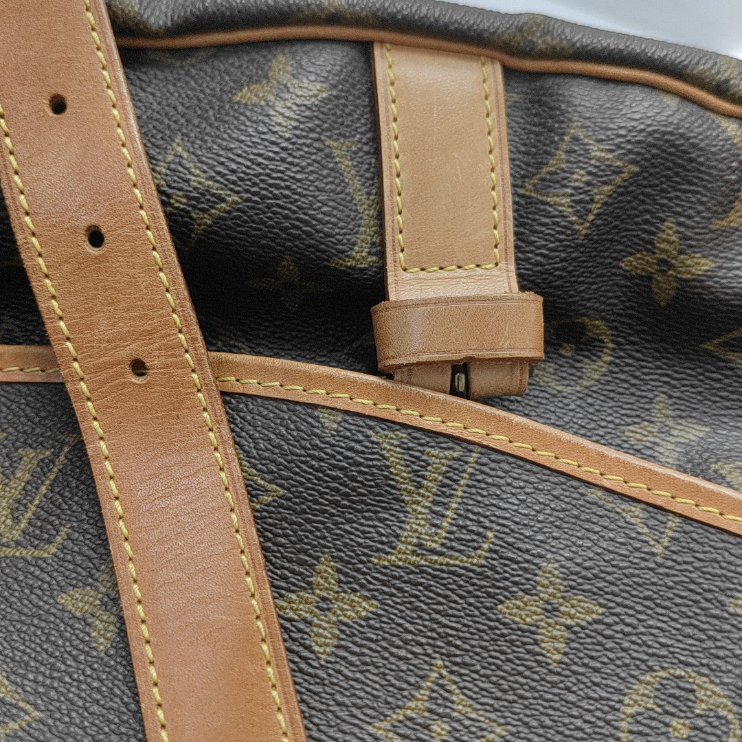 SAUMUR Monogram Coated Canvas Brown