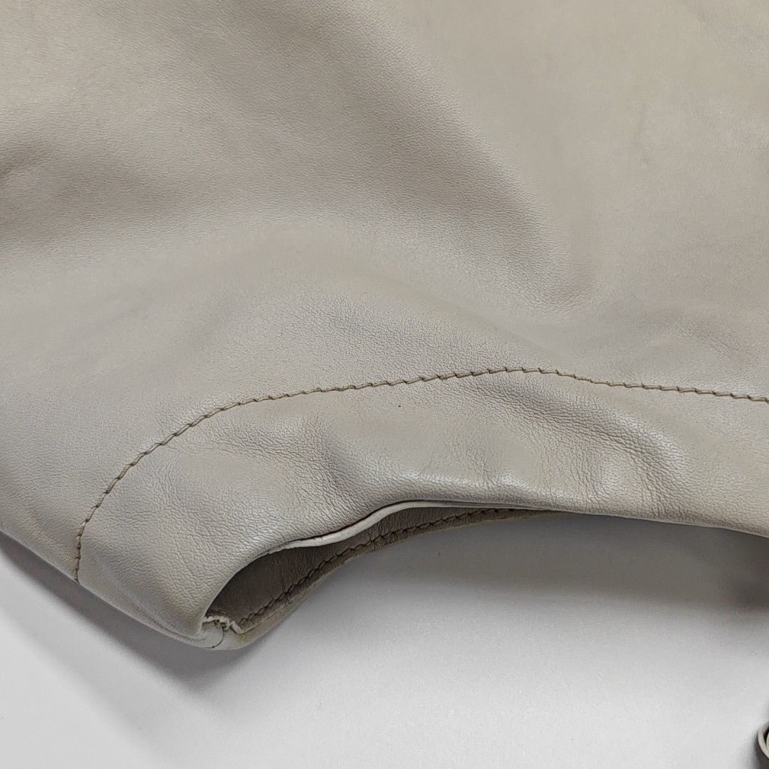 Calfskin Tote Bag Gray