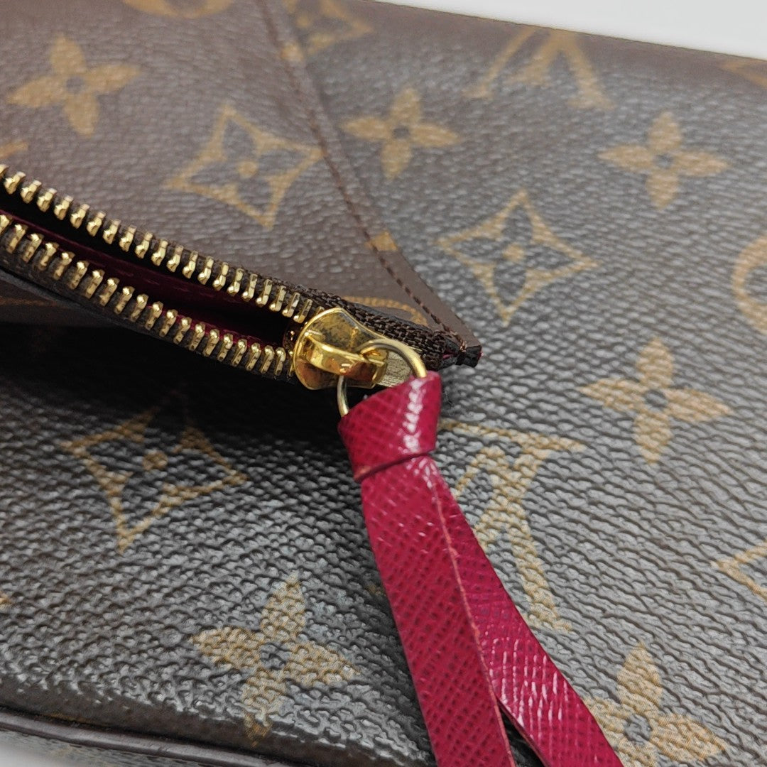 FÉLICIE Monogram Coated Canvas Brown