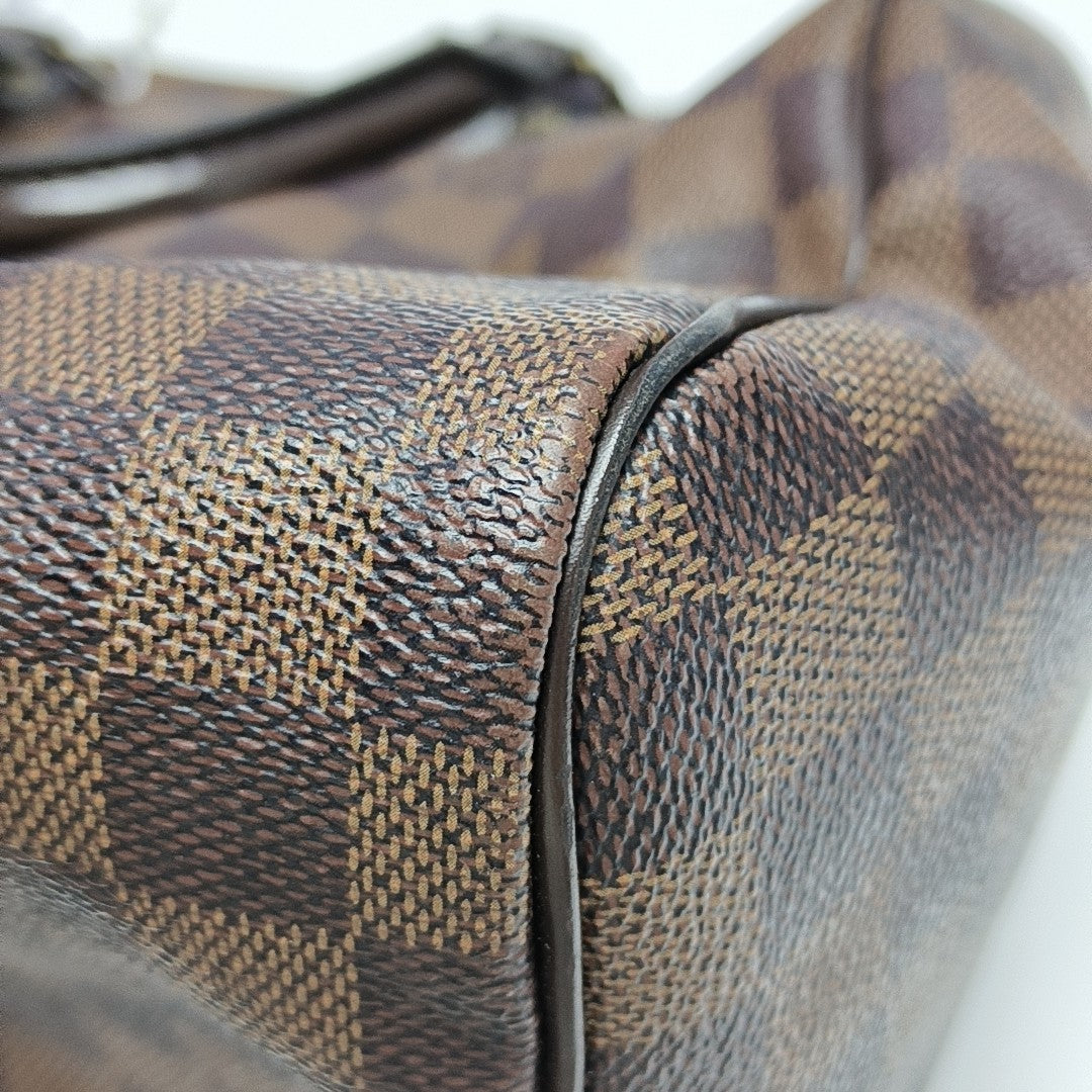 SPEEDY 30 Damier Ebene Coated Canvas Brown