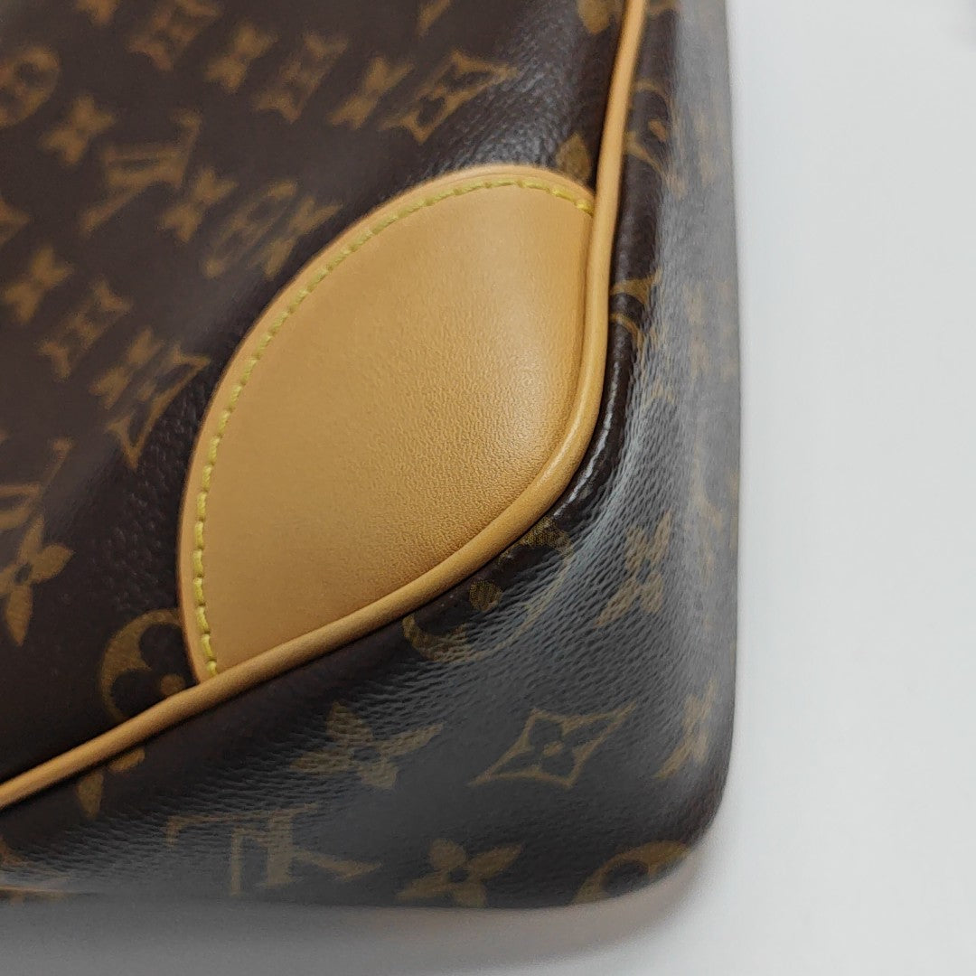 ODEON MM Monogram Coated Canvas Brown
