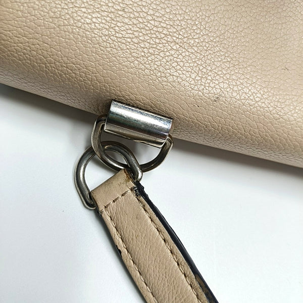 Authenticated pre-owned  LOCKME Calfskin Blue - Shoulder Bag at Looply