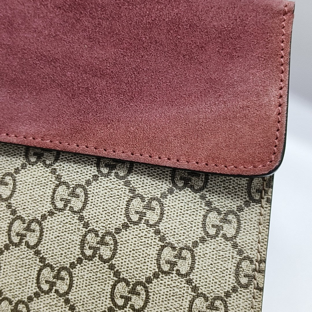Dionysus Monogram Lona Revestida Beige