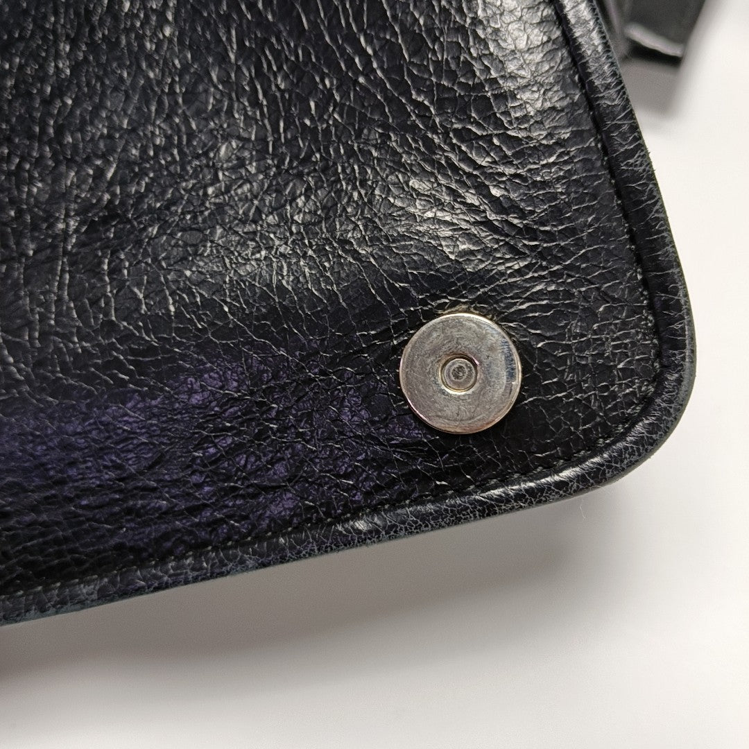 Calfskin Shoulder Bag Black