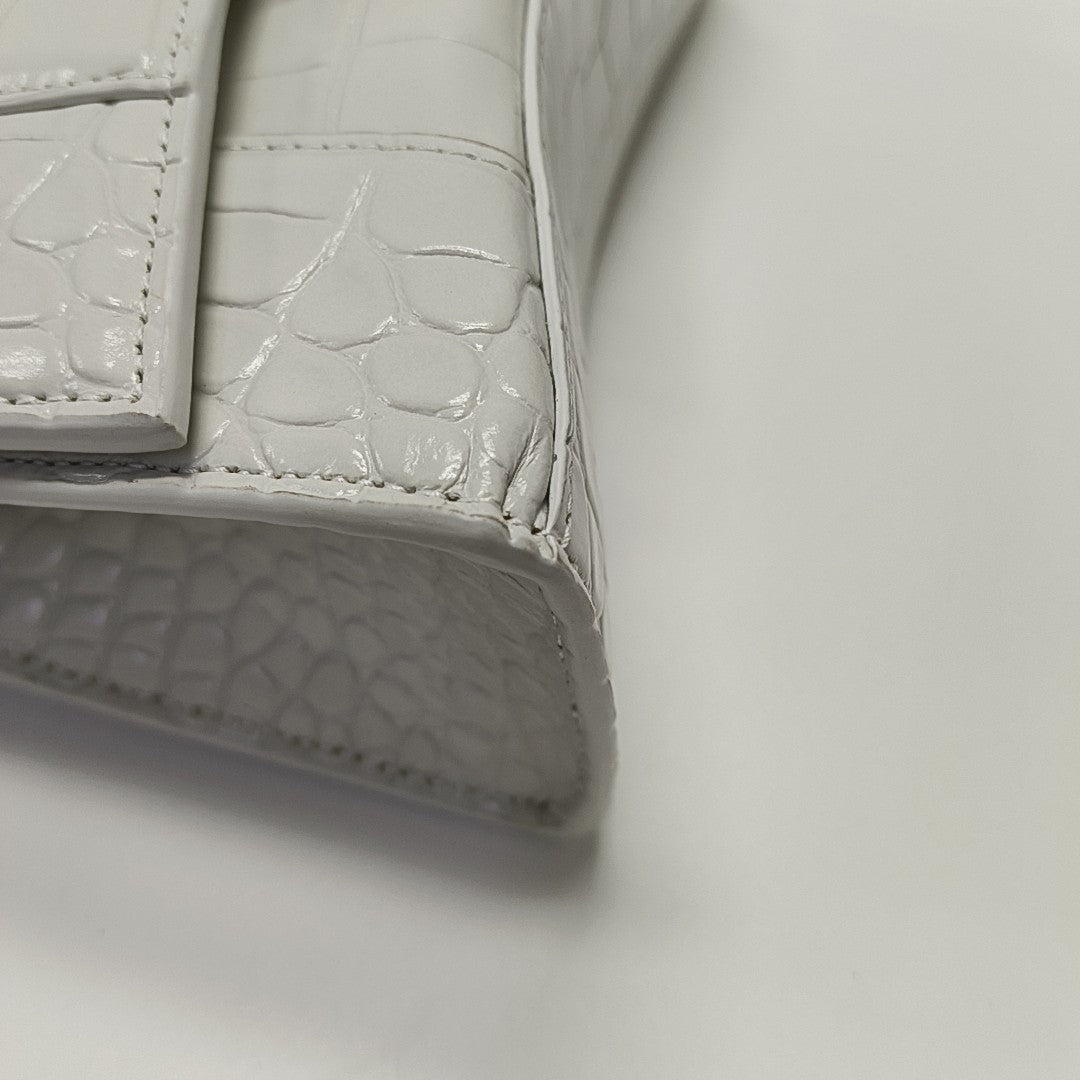 Hourglass XS Calfskin White