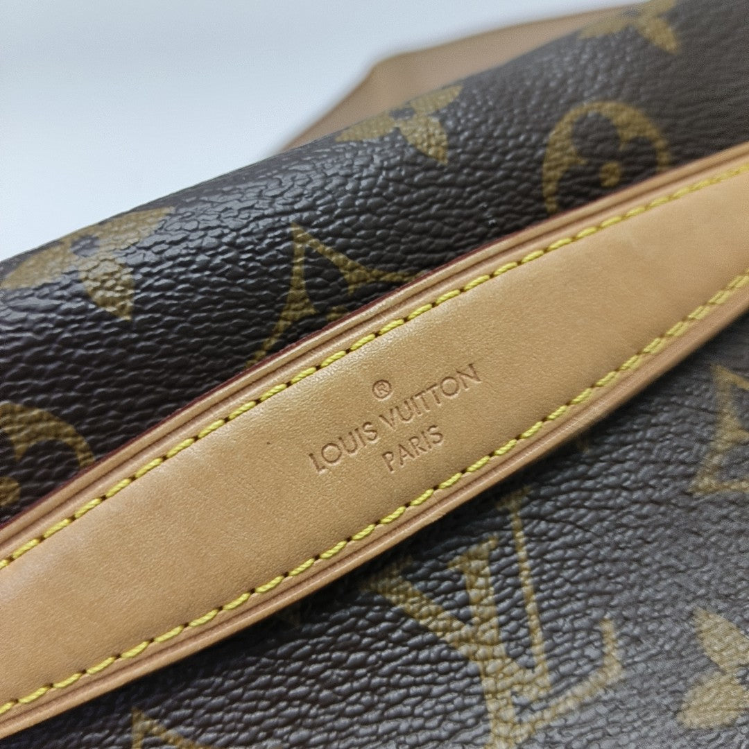 BUMBAG Monogram Coated Canvas Brown