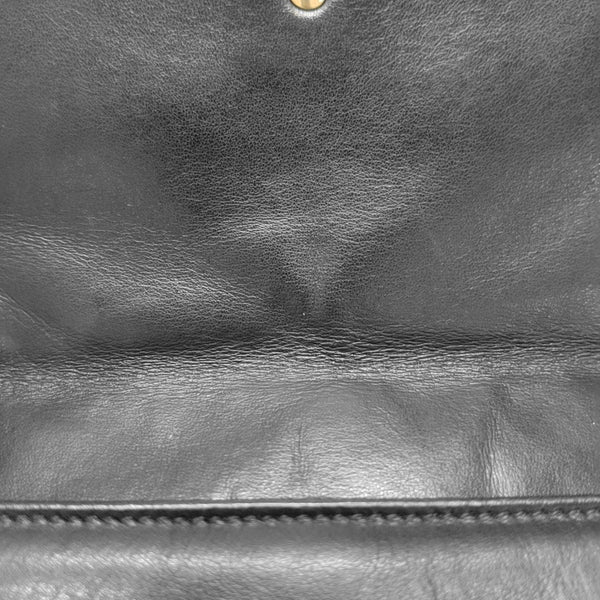 GG Marmont Medium Quilted Calfskin Black