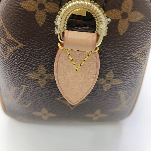 SPEEDY 20 Monogram Coated Canvas Brown