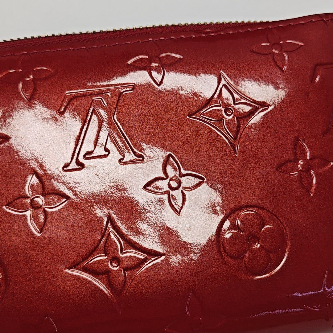 ZIPPY Patent Leather Red Wallet