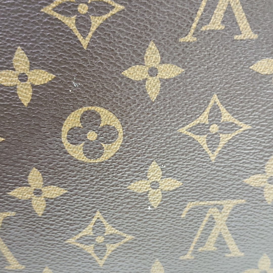 NÉONOÉ MM Monogram Coated Canvas Brown