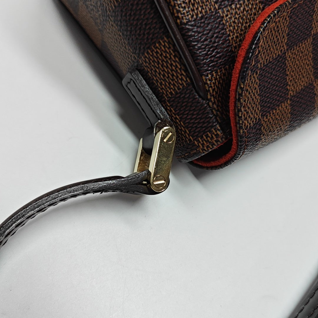 RECOLETA Damier Ebene Coated Canvas Brown
