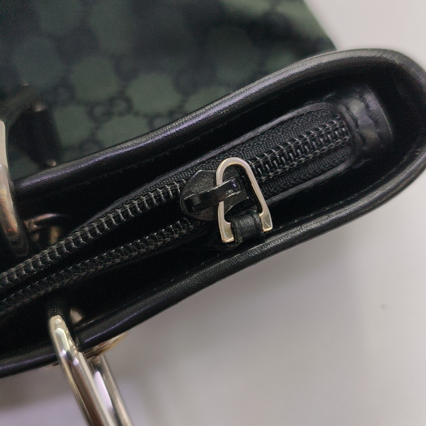 Monogram Canvas Top Handle Bag Green