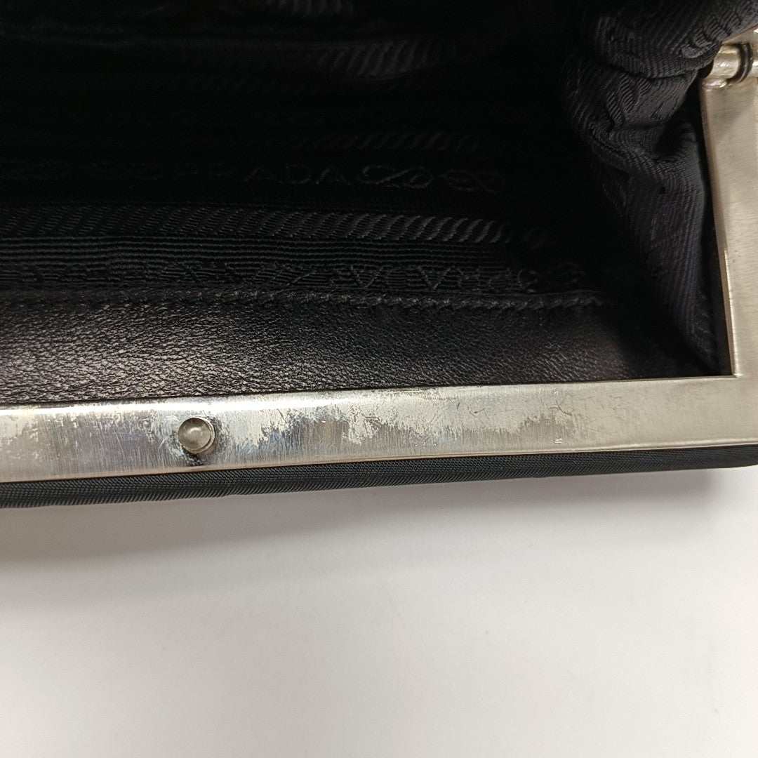 Fabric Crossbody Bag Black