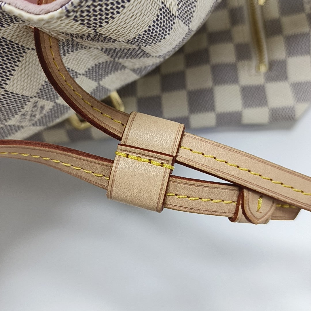SPERONE Damier Azur Coated Canvas White