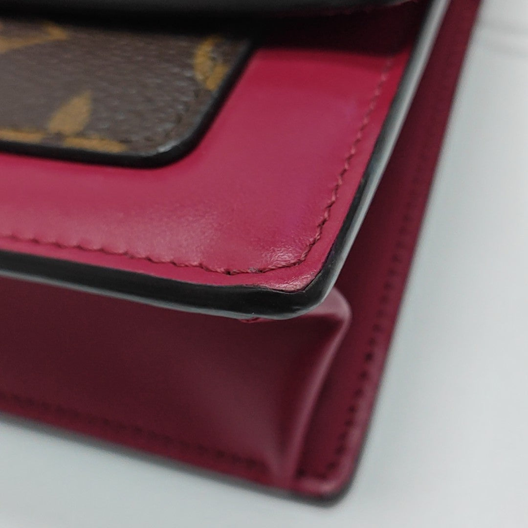 FLORE Monogram Coated Canvas Brown