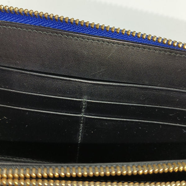 Calfskin Wallet Blue