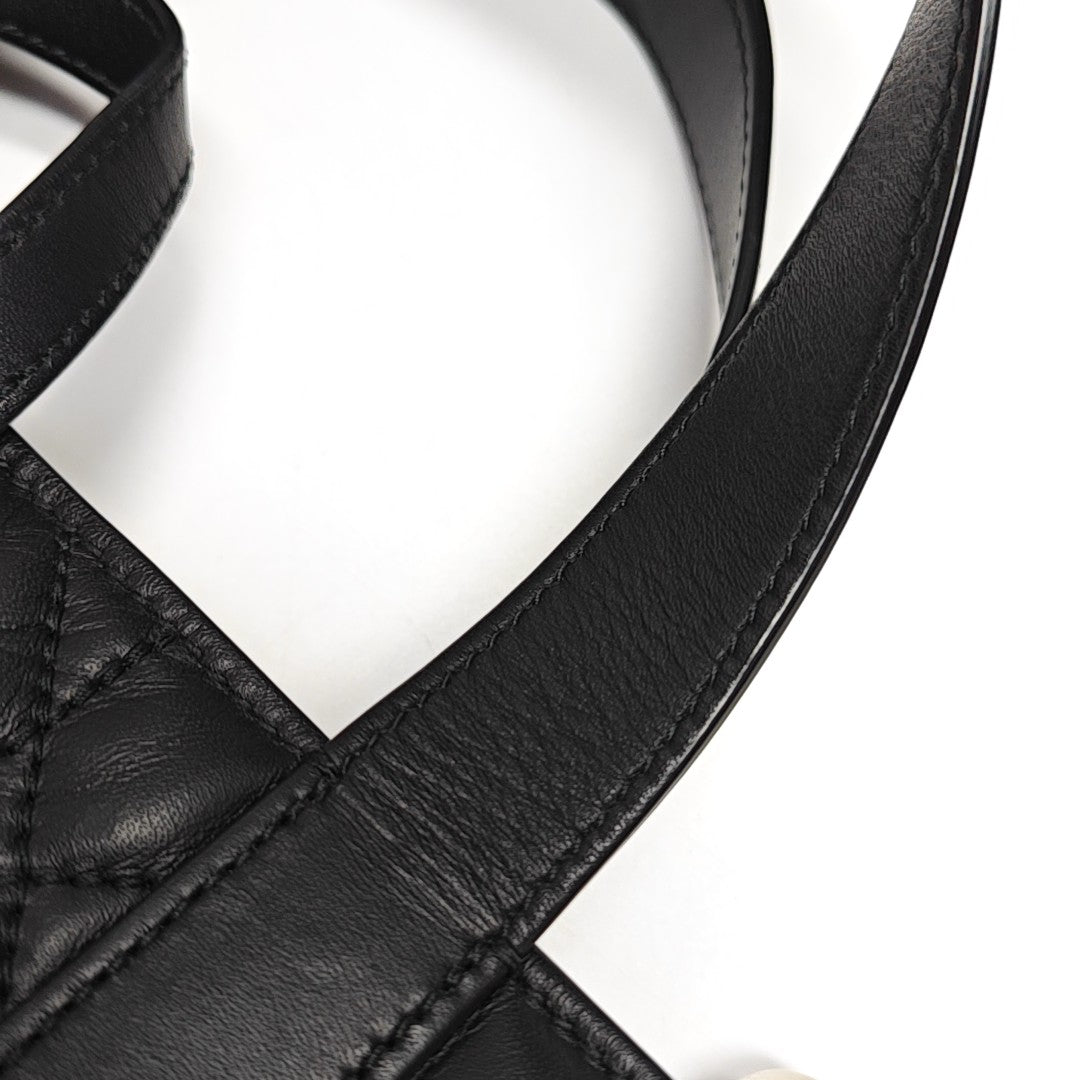 Toujours Small Cannage Calfskin Black