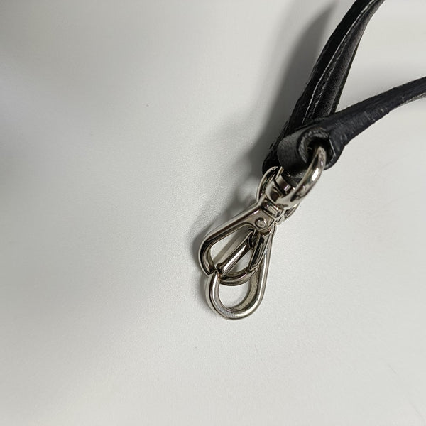 Calfskin Shoulder Bag Black