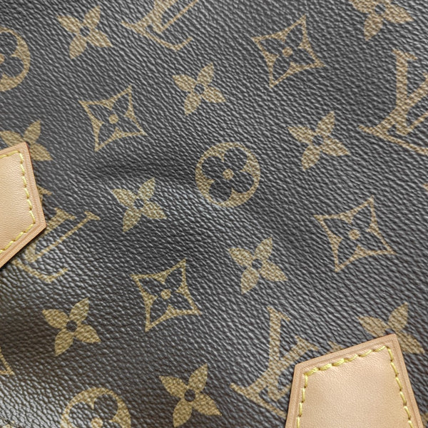 SPEEDY 30 Monogram Coated Canvas Brown