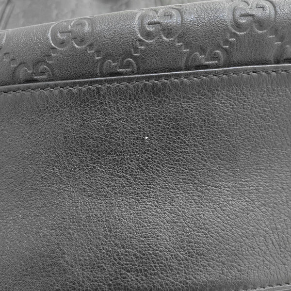 GG Imprime Monogram Calfskin Black