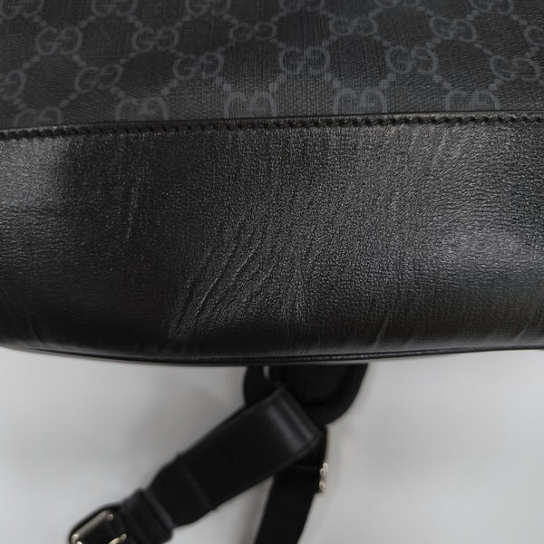 Retro Medium Monogram Coated Canvas Black