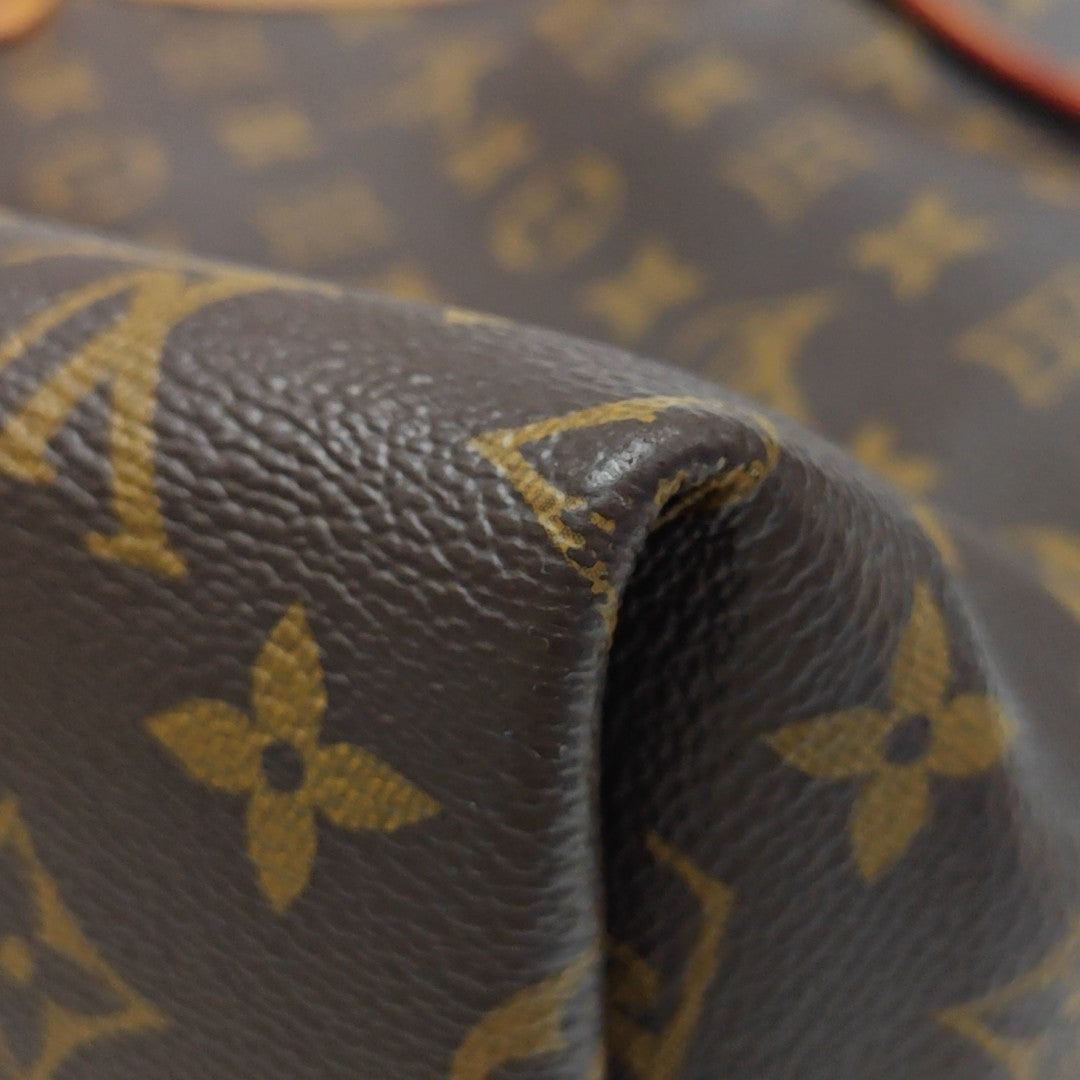 CARRYALL MM Monogram Coated Canvas Brown