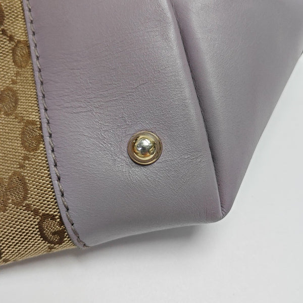 Monogram Canvas Tote Bag Brown