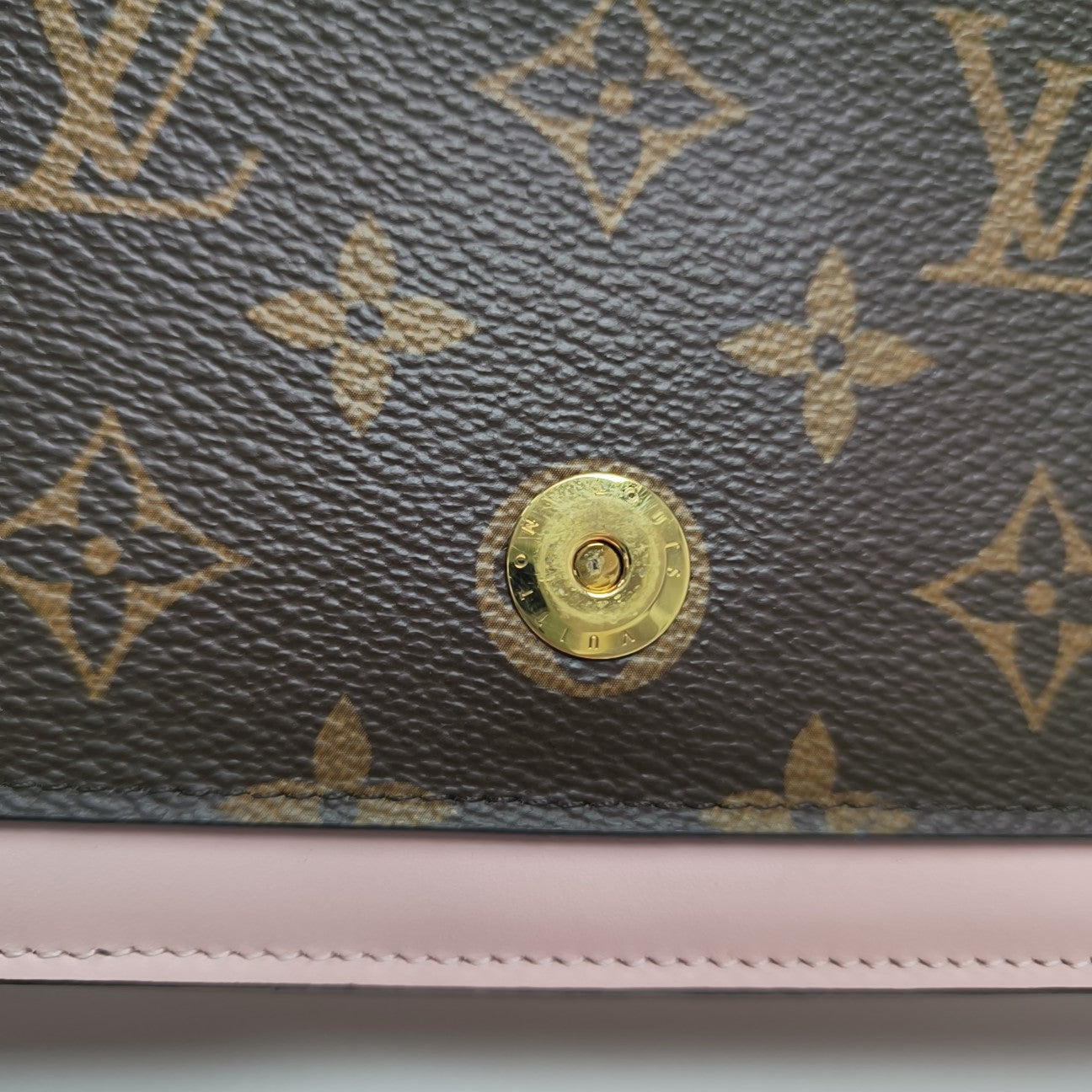 FLORE Monogram Coated Canvas Brown