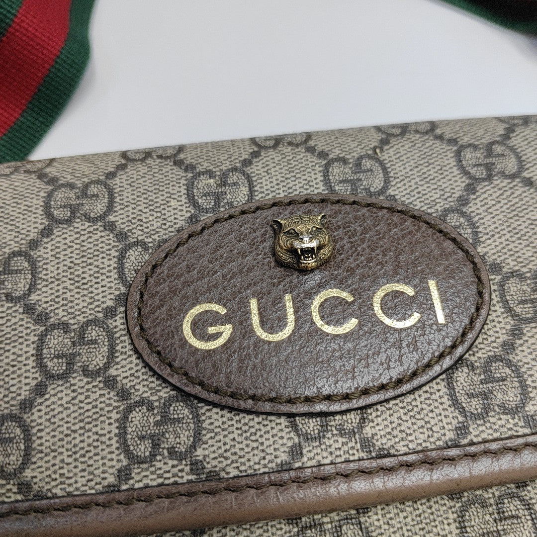 Neo Vintage Monogram Coated Canvas Beige