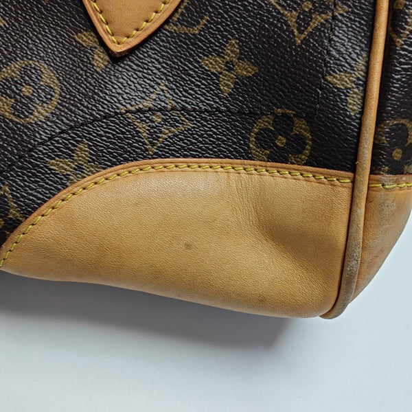 BEVERLY Monogram Coated Canvas Brown