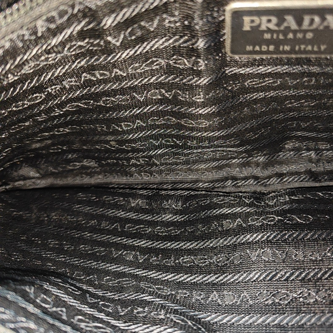 Nylon Shoulder Bag Black