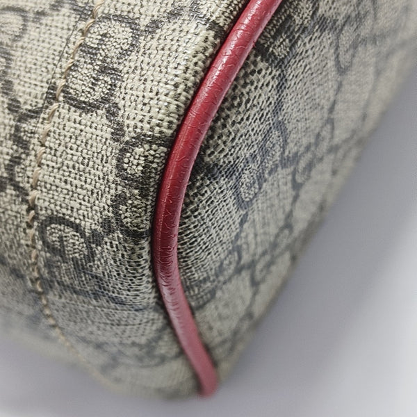 Monogram Coated Canvas Backpack Beige