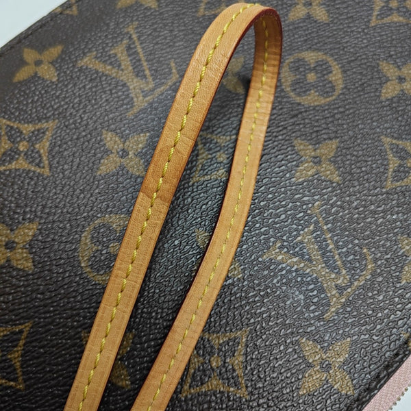 NEVERFULL PM Monogram Coated Canvas Brown