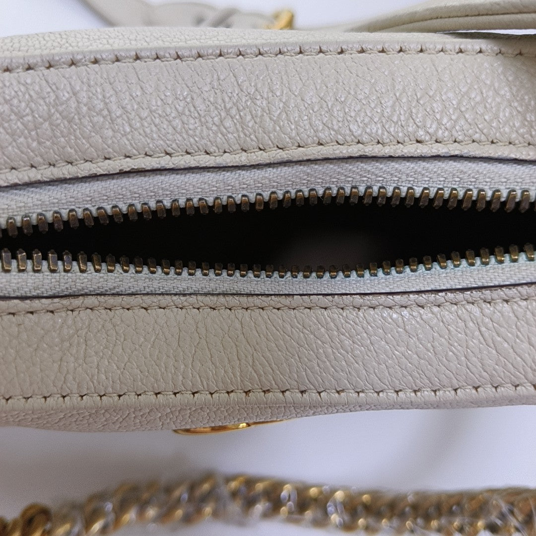 Aphrodite Small Calfskin White