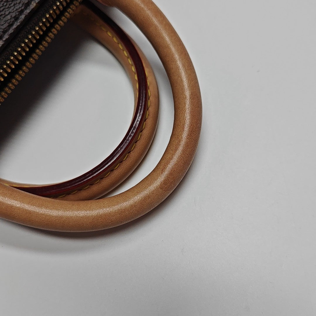 SPEEDY 20 Monogram Coated Canvas Brown