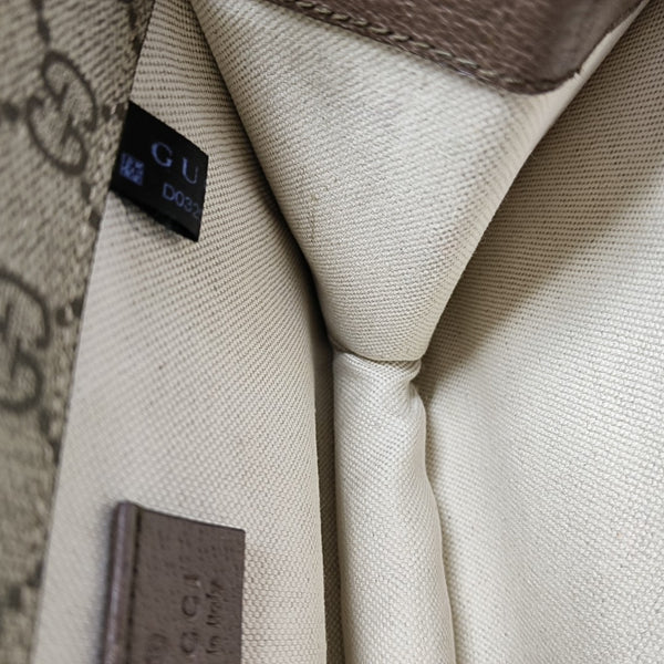 Neo Vintage Small Monogram Coated Canvas Beige