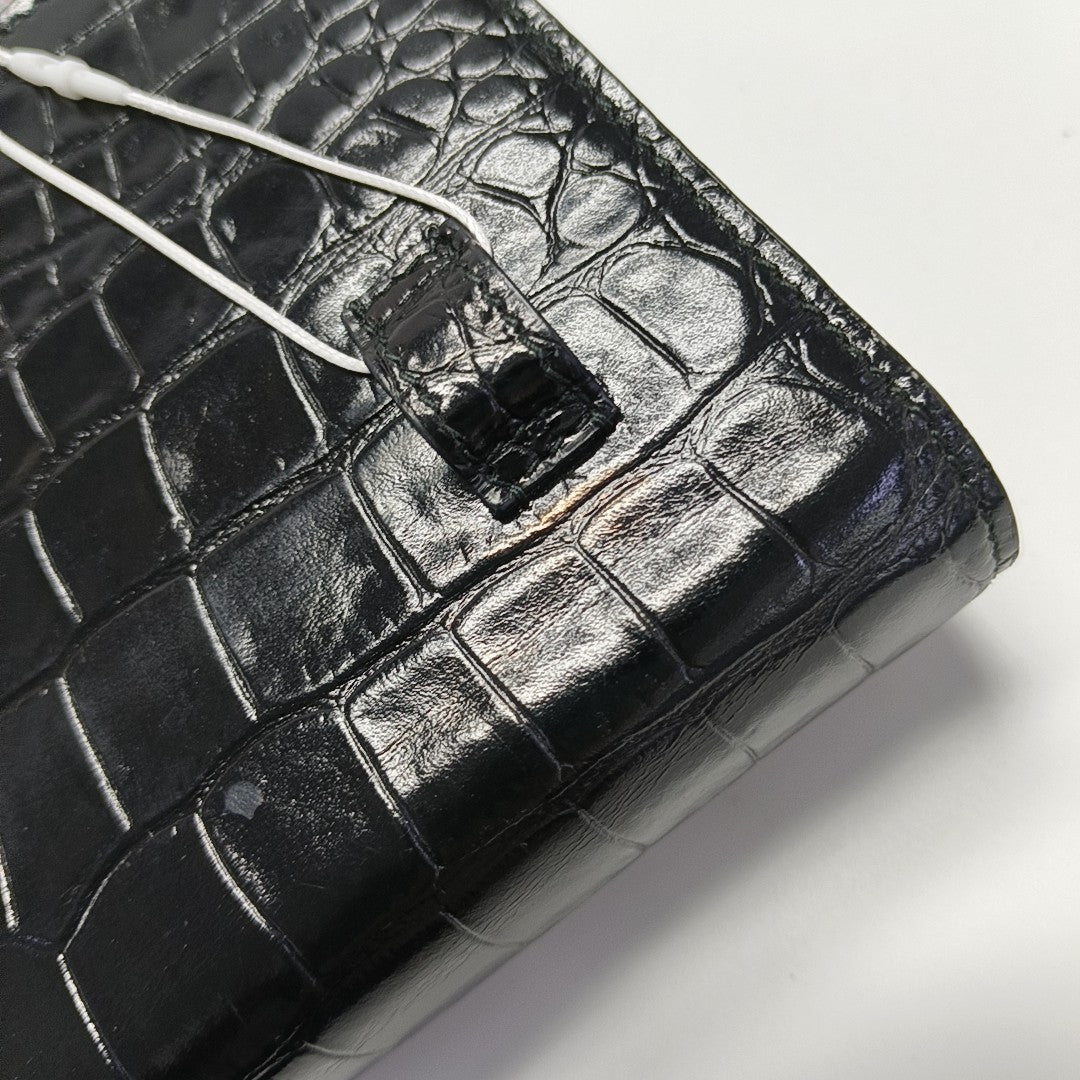 Sharp Calfskin Black