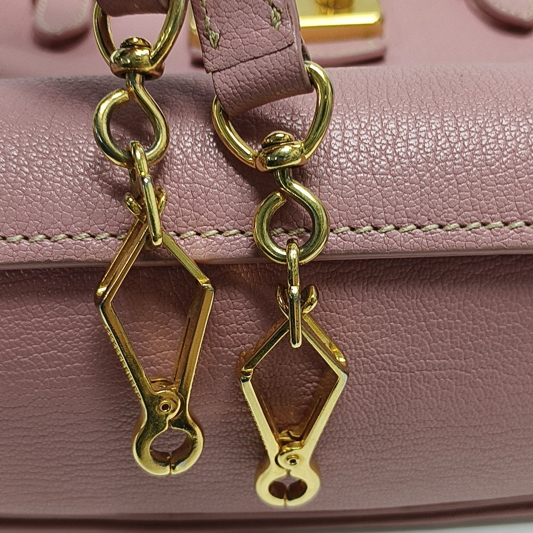 Calfskin Tote Bag Pink