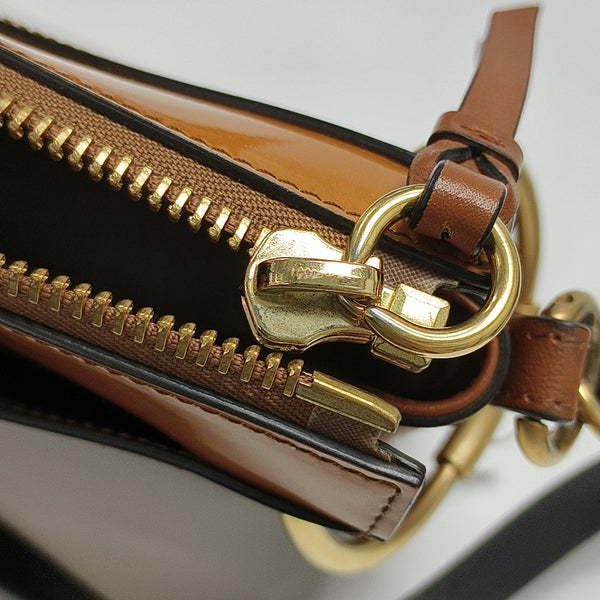 Roy Patent Leather Brown