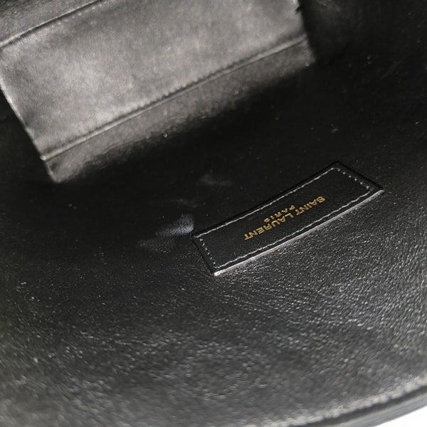 Calfskin Shoulder Bag Black